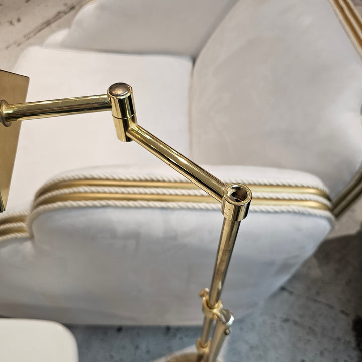 Brass Telescoping Floor Lamp