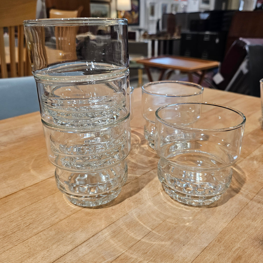 (6) Libbey Glass Nob Hill Glasses