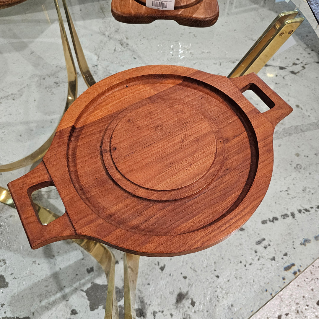 Goodwood Teak Cheese Board w/Culver Icicle Cloche