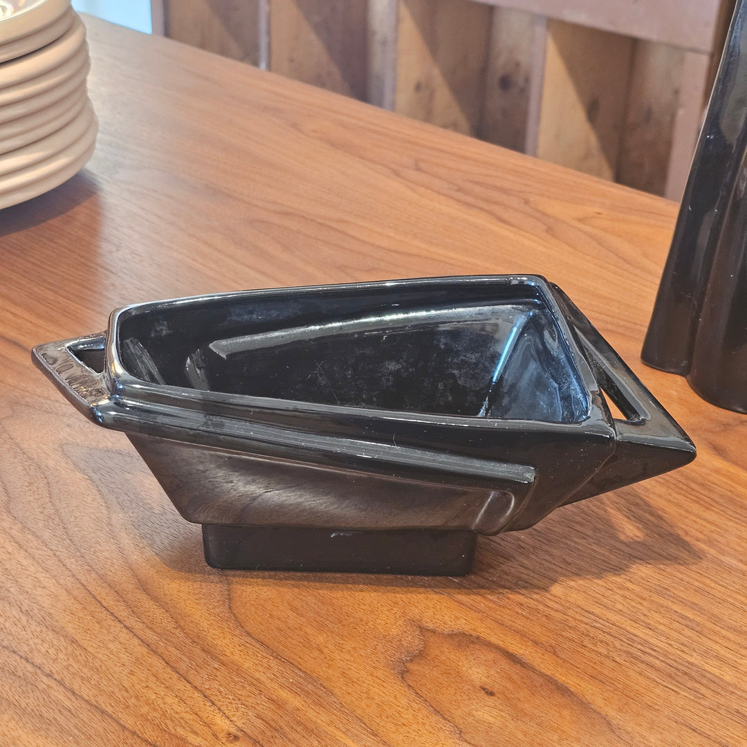 California Pottery Art Deco Geometric Planter