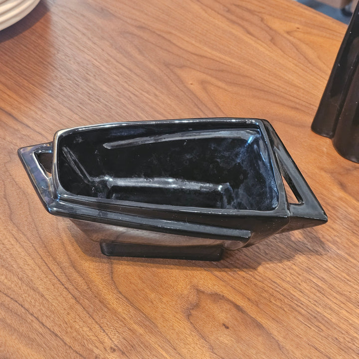 California Pottery Art Deco Geometric Planter