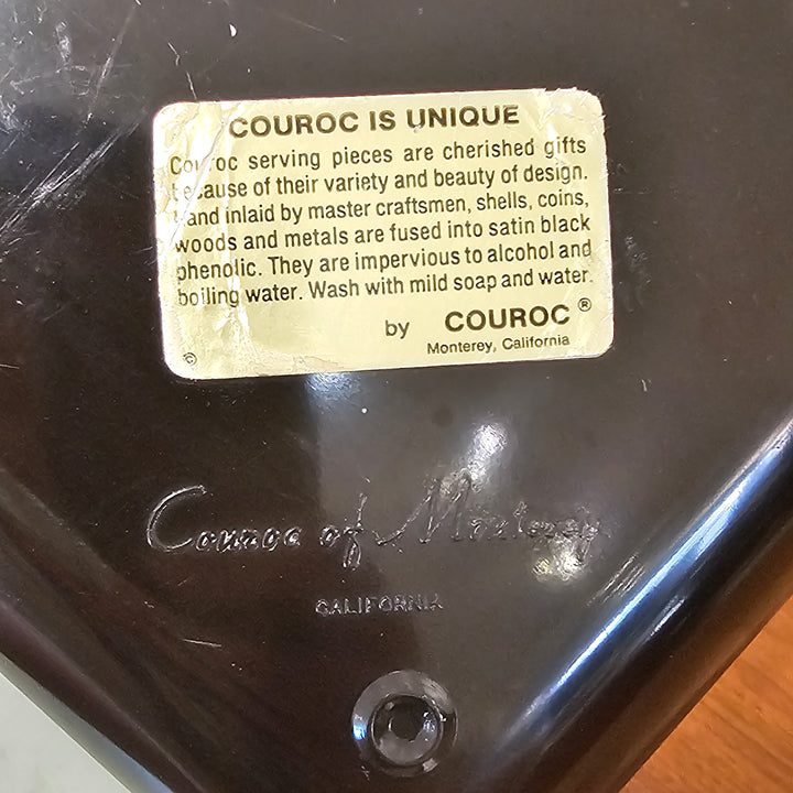 California Poppy Couroc Tray 12"x18"