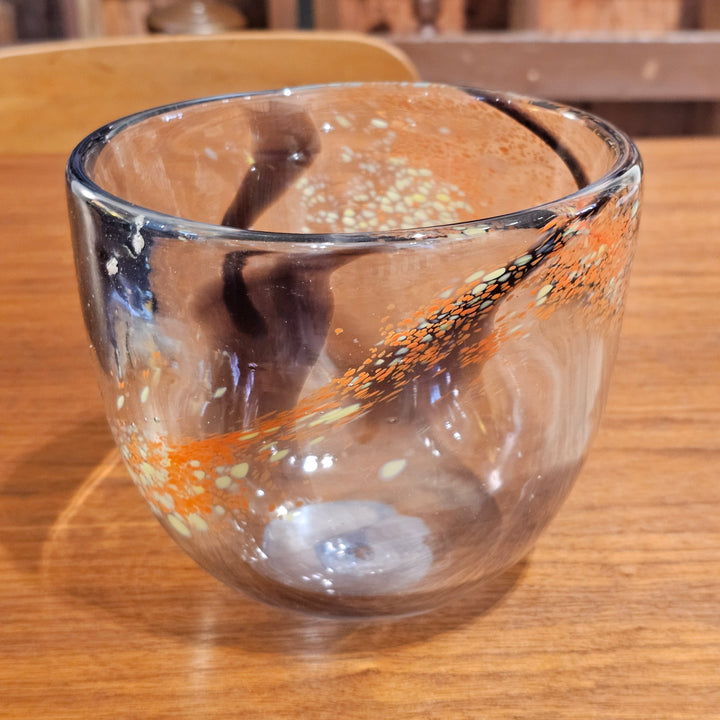 Art Glass Bowl, Signed Walman