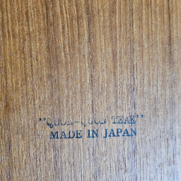 12" Round Teak Serving Tray