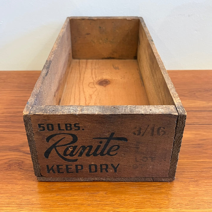Vintage Ranite Wood Box