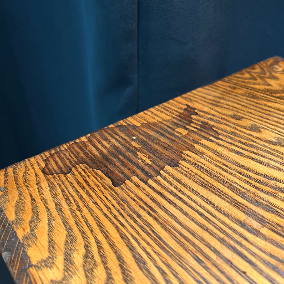 Antique 4-Drawer Oak File Cabinet