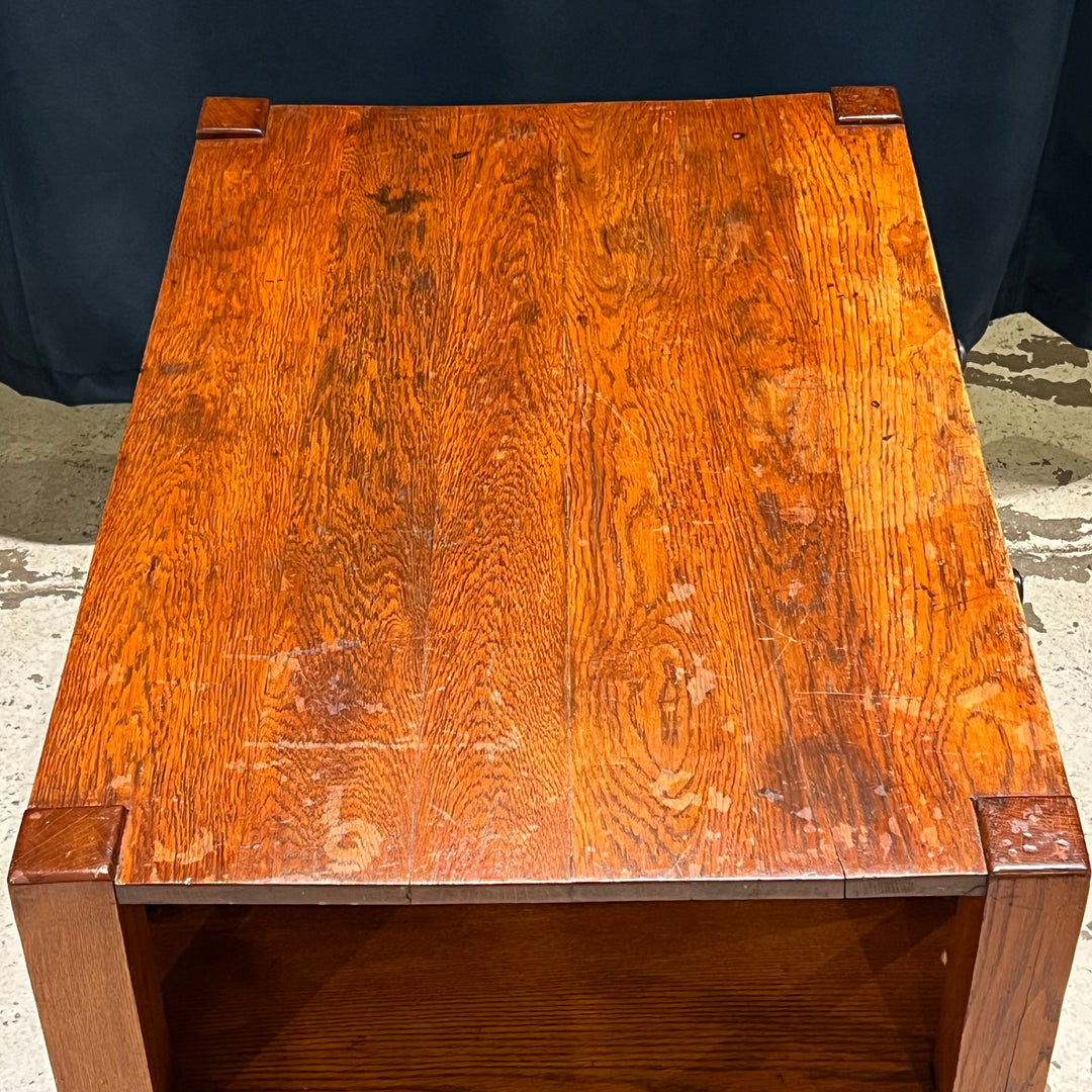 Mission Oak Writing Desk w/Shelves