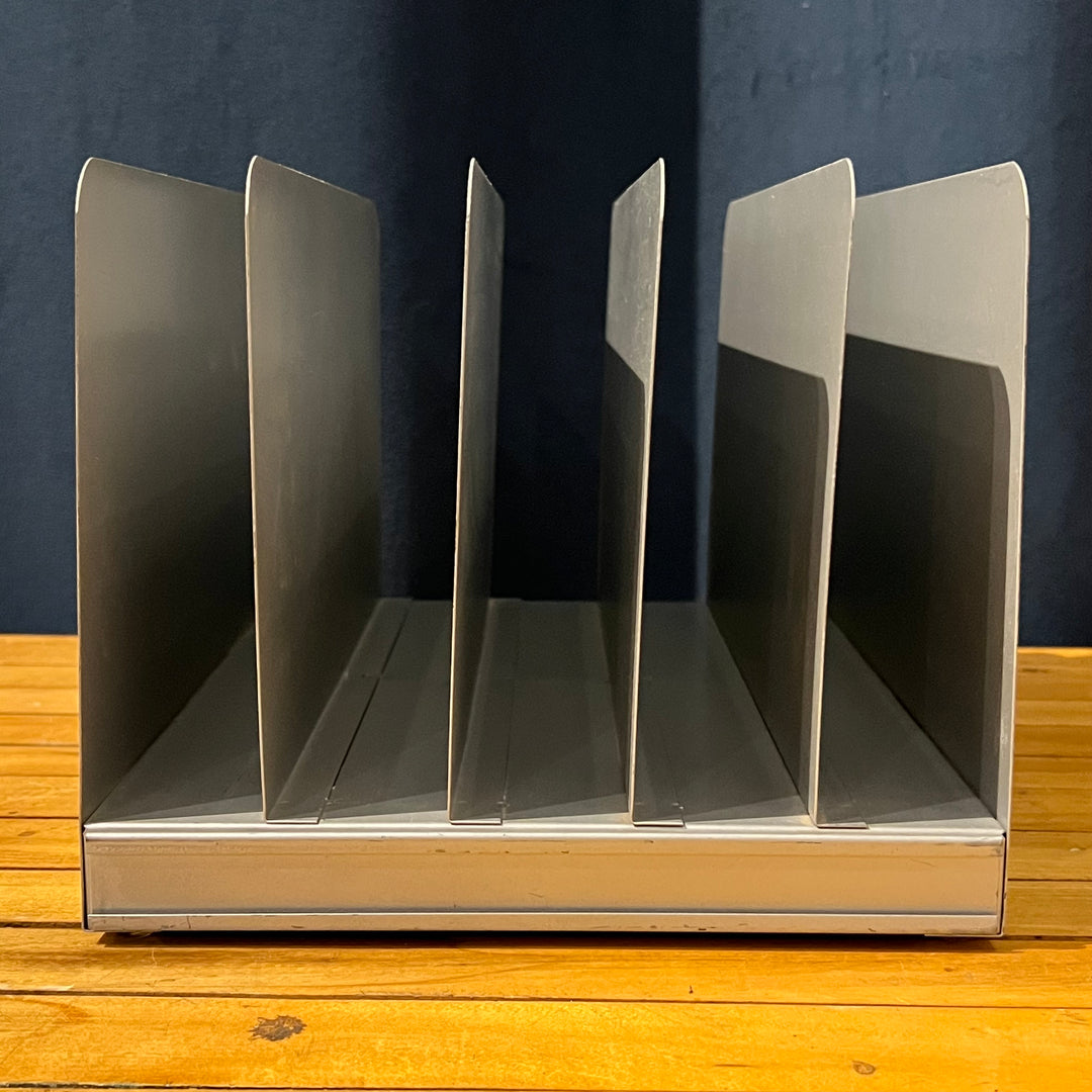 Silver Curmanco 5-Slot Vertical File Sorter