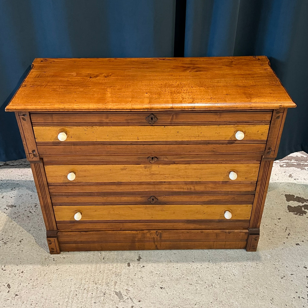 Antique Two-Tone Wooden Dresser
