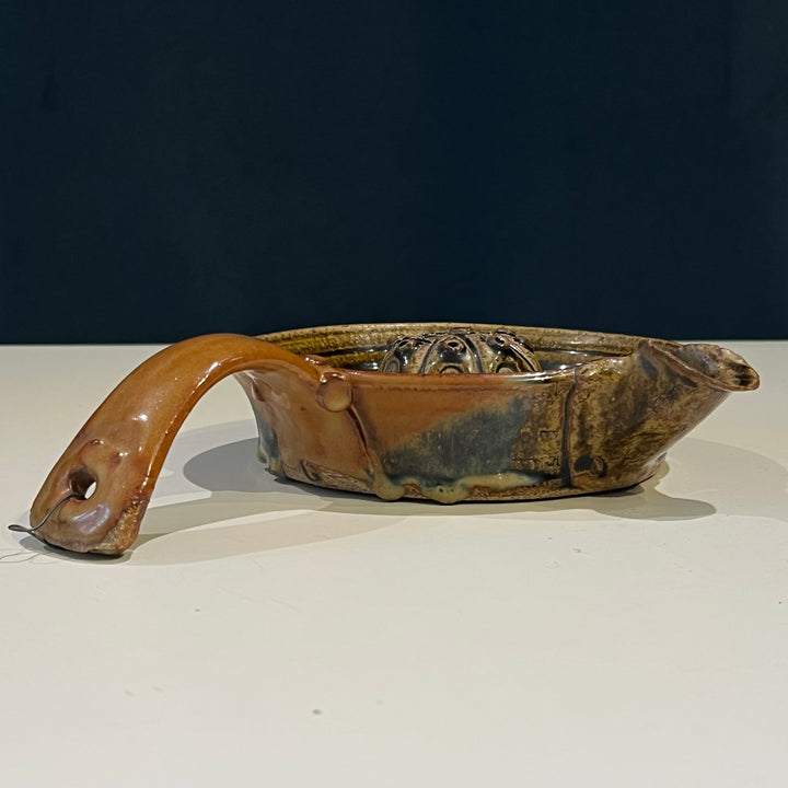 Studio Pottery Ceramic Juicer w/Handle