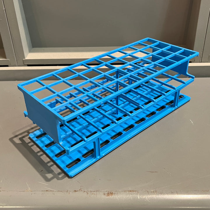 Blue Nalgene Test Tube Rack/Utensil Holder