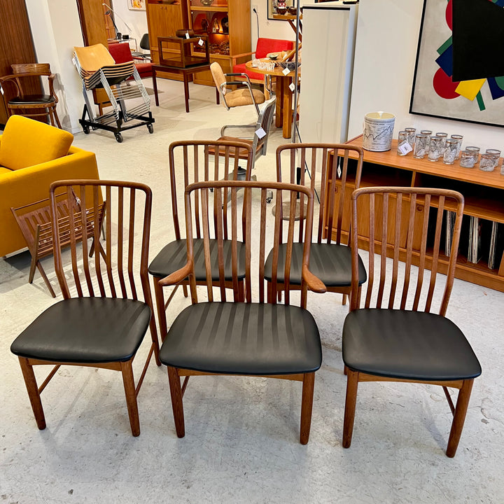 Set of 5 Svend A. Madsen for Moreddi Danish Dining Chairs