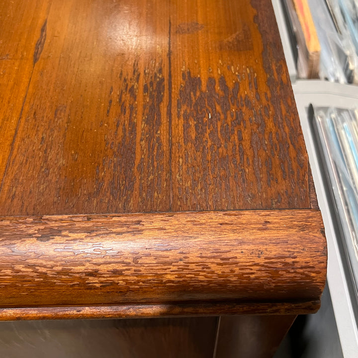 1940s Huntley Deco Walnut Tallboy Dresser