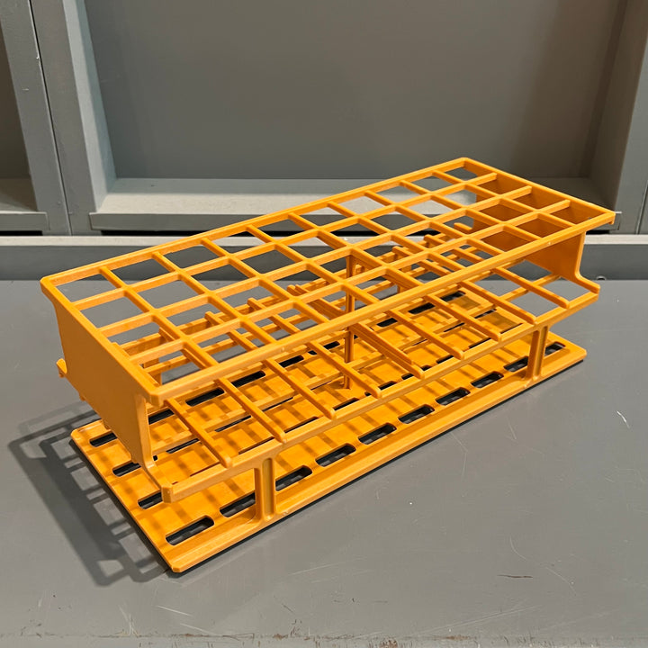 Orange Nalgene Test Tube Rack/Utensil Holder