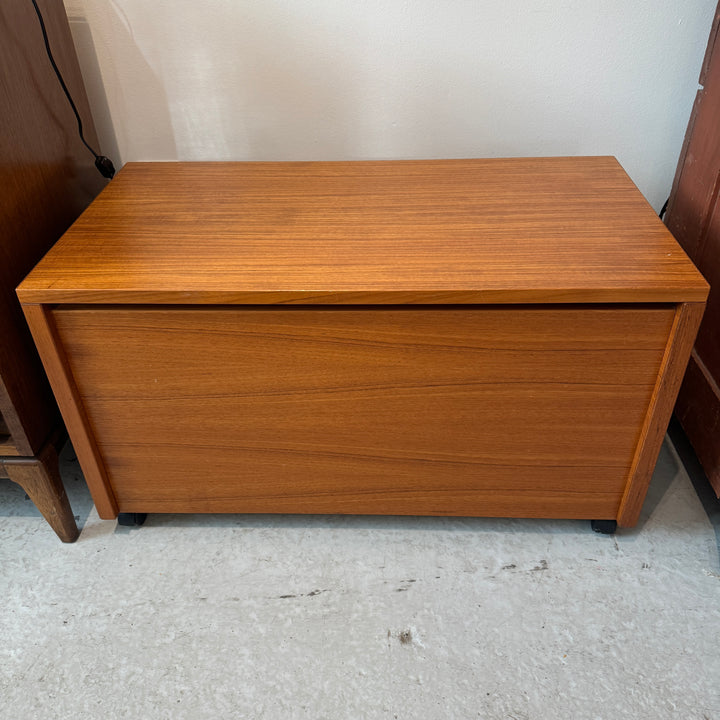 Danish Teak Flip Top Chest
