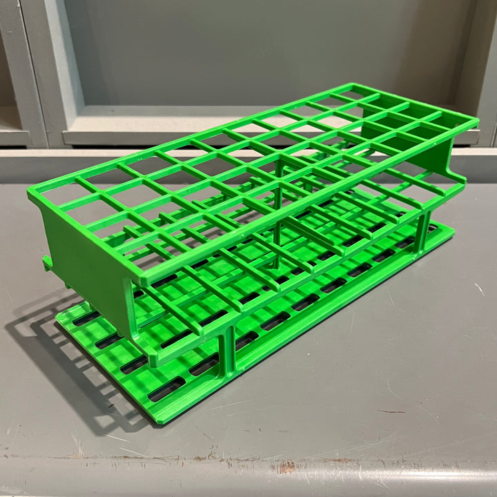 Green Nalgene Test Tube Rack/Utensil Holder
