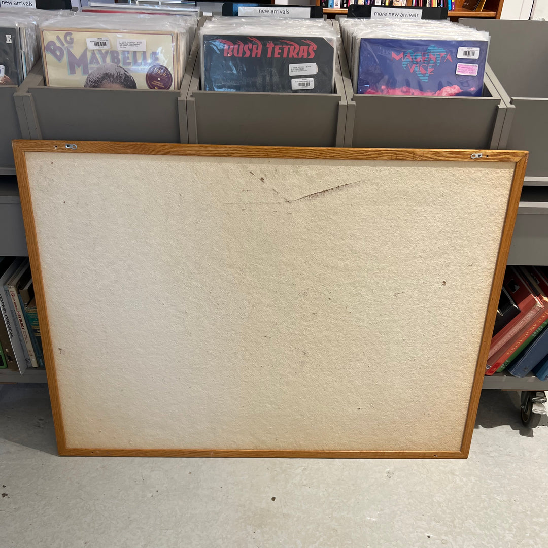 48” x 36” Reversible Oak Bulletin Board