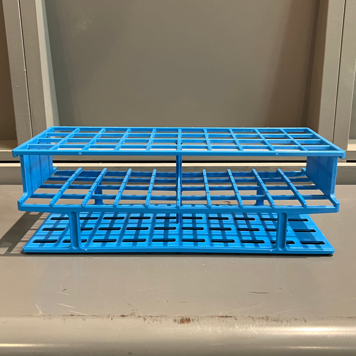 Blue Nalgene Test Tube Rack/Utensil Holder