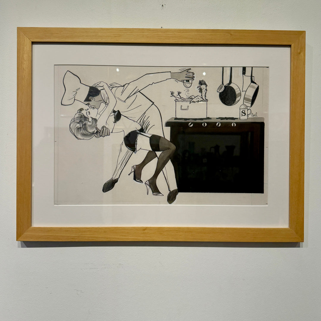 Racy Drawing By Carl, Circa 1960s