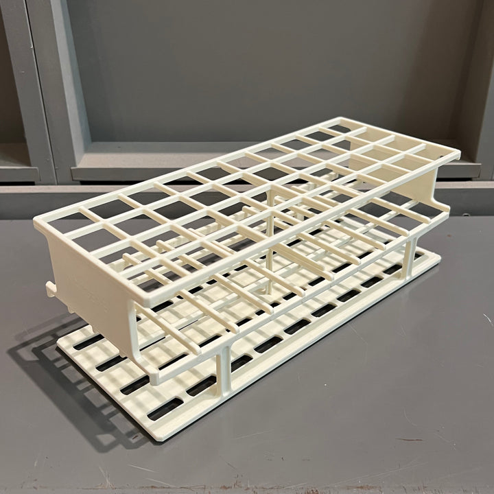 White Nalgene Test Tube Rack/Utensil Holder