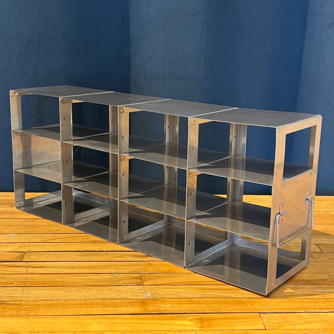 12-Slot Stainless Autoclave CD Rack