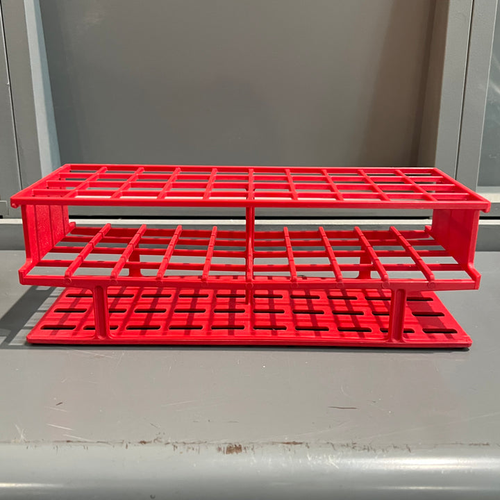 Red Nalgene Test Tube Rack/Utensil Holder