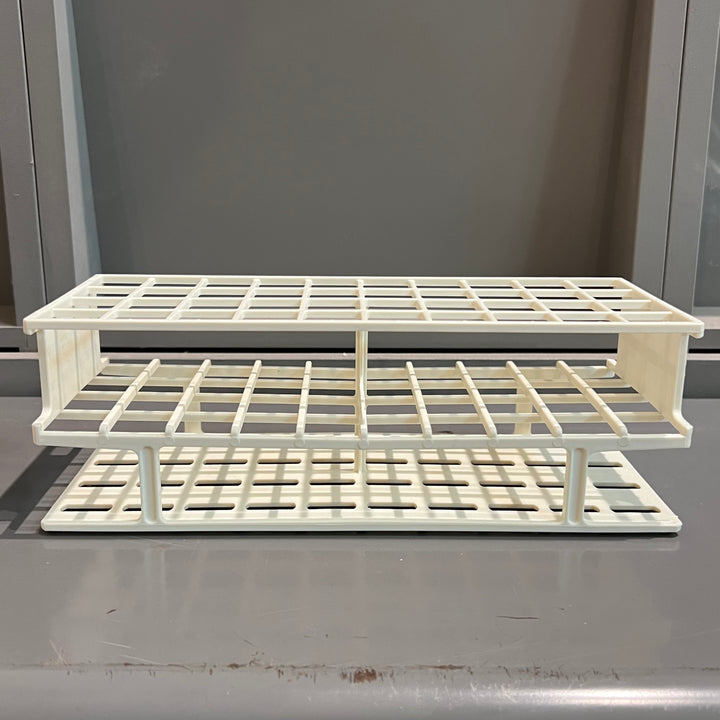 White Nalgene Test Tube Rack/Utensil Holder