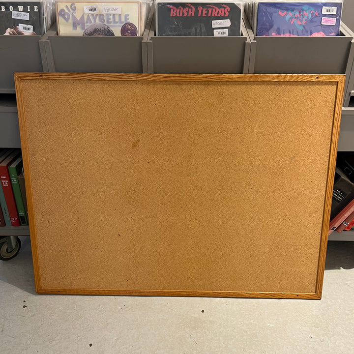 48” x 36” Reversible Oak Bulletin Board