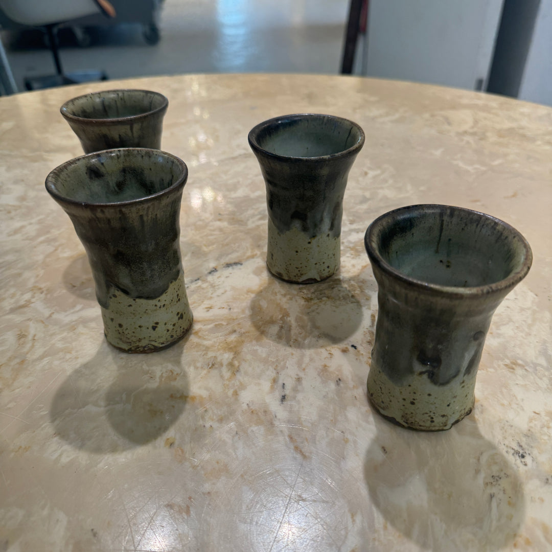 (4) Studio Pottery Cups