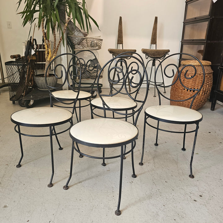 (5) Arthur Umanoff for Shaver Howard Bistro Chairs