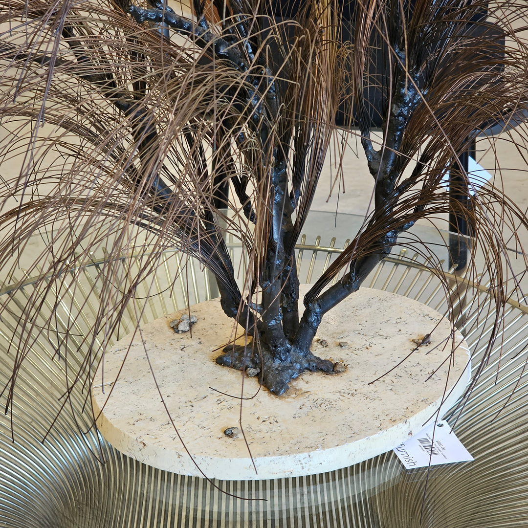 Weeping Willow Tree Brutalist Sculpture