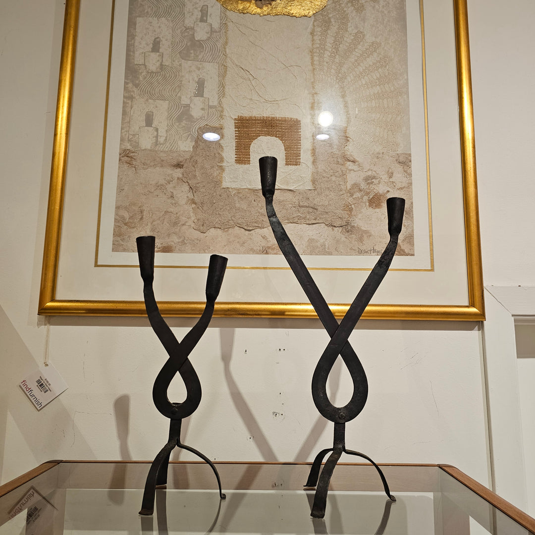 Pair of Van Keppel Candle Holders