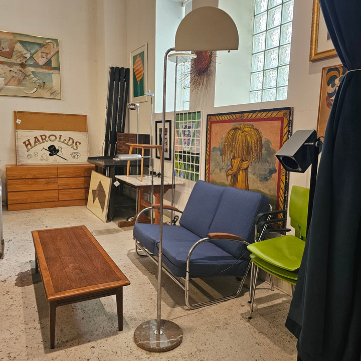 'Mezzaluna' Floor Lamp by Bruno Gecchelin for Skipper Italy (off white)