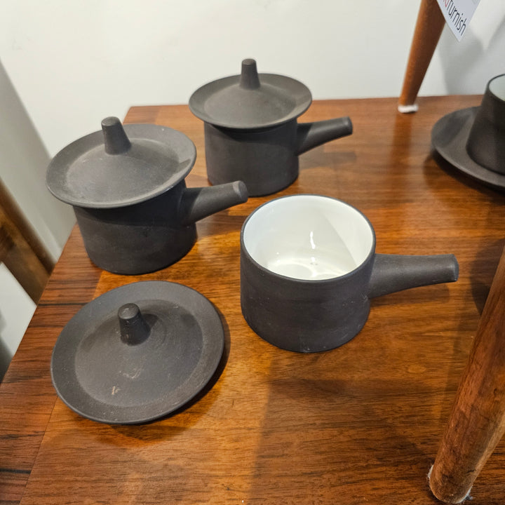 Dansk 'Flamestone' Lidded Soup/Chili Bowl