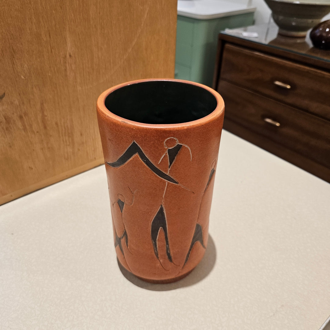 MCM Abstract Figural Vase