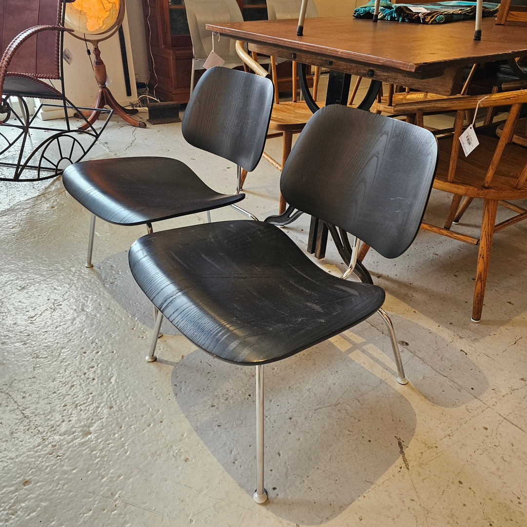 Black Eames Bent Ply LCM Chair