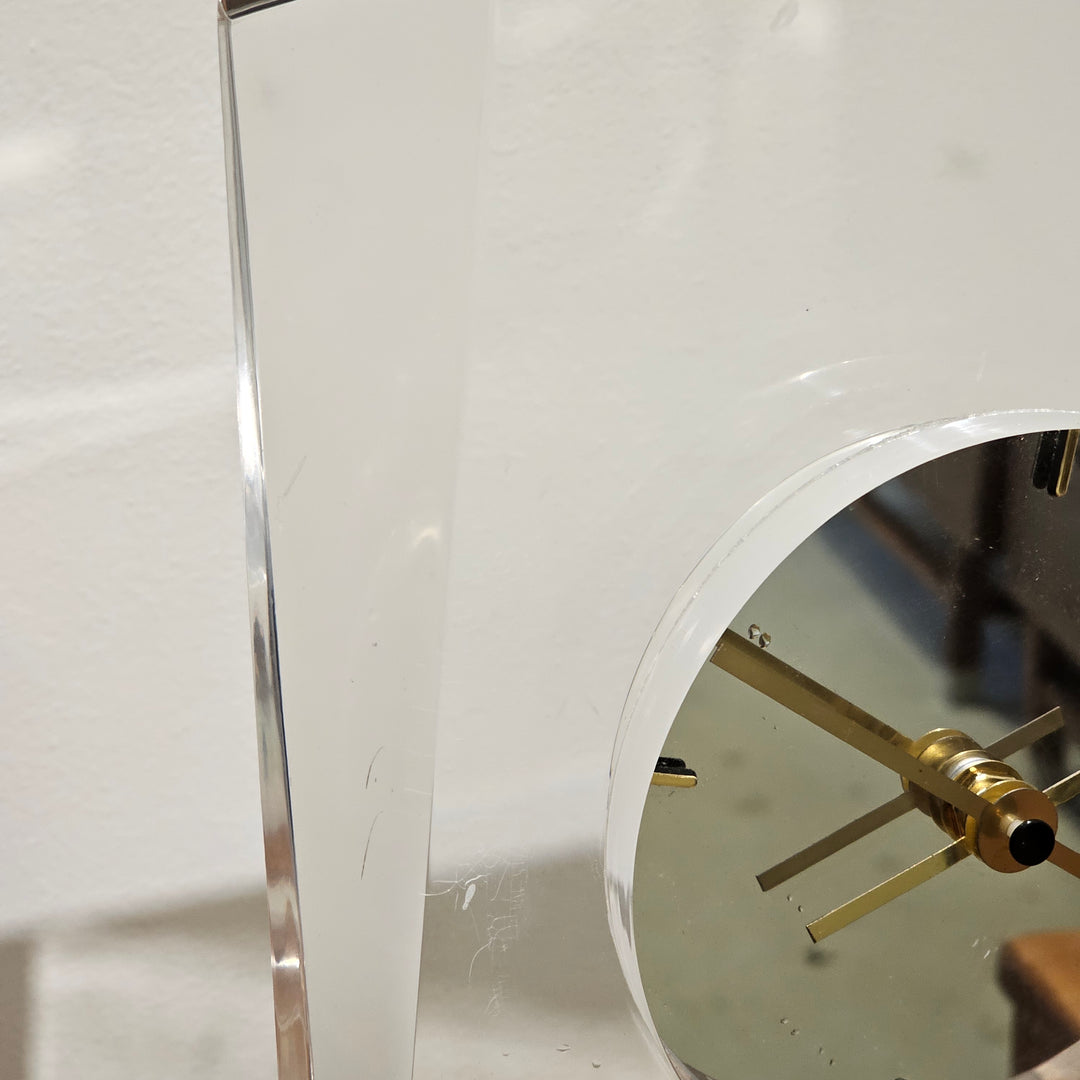 Vintage Lucite Table Top Clock