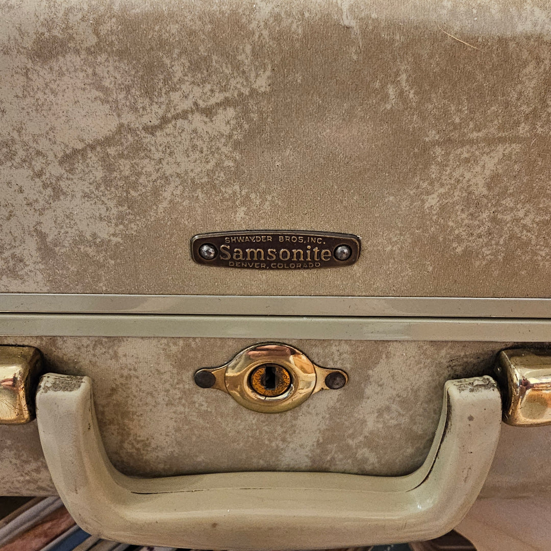 Vintage Samsonite Hard Case Luggage