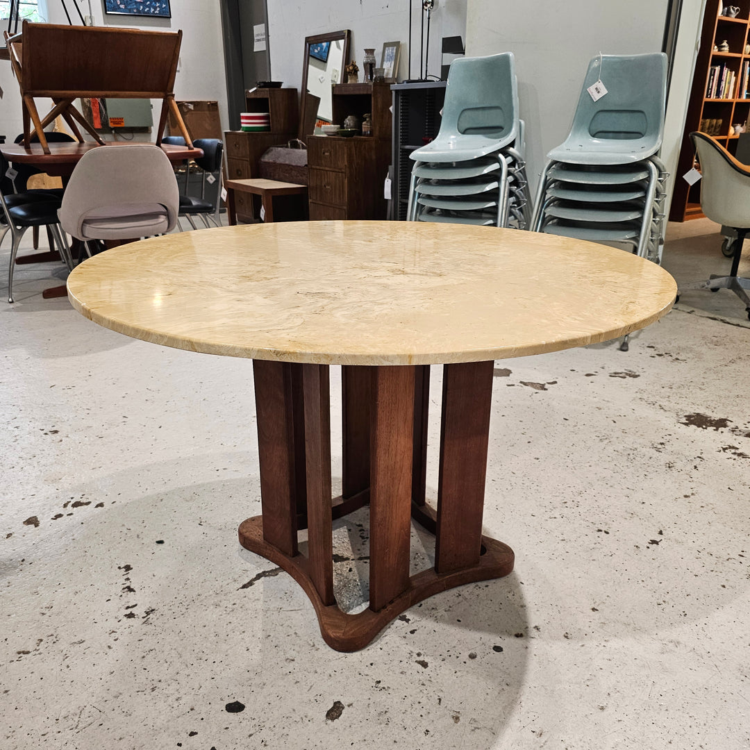 Manufactured Stone Top Round Table