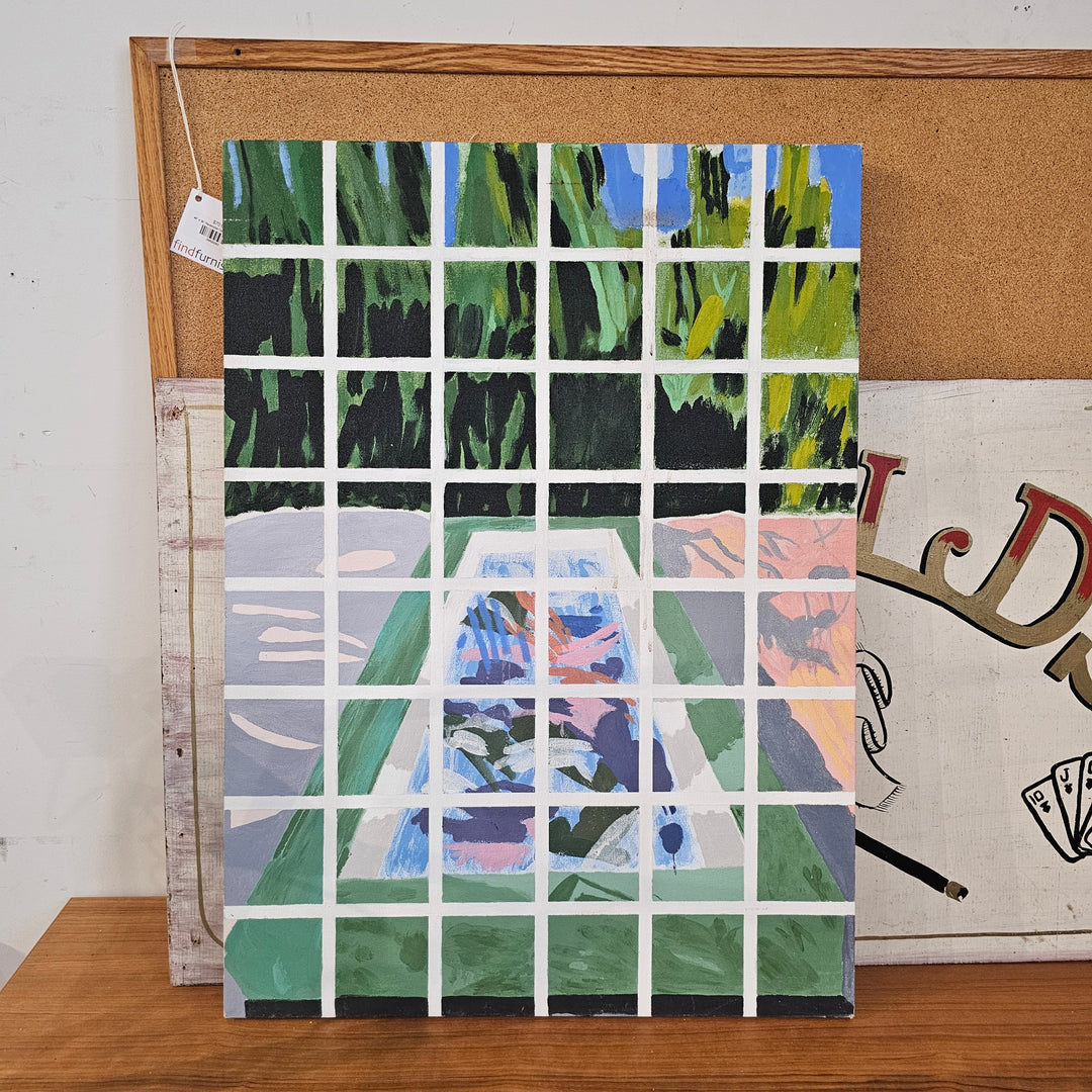 Painting in the Style of Jennifer Bartlett’s 'In the Garden' Series