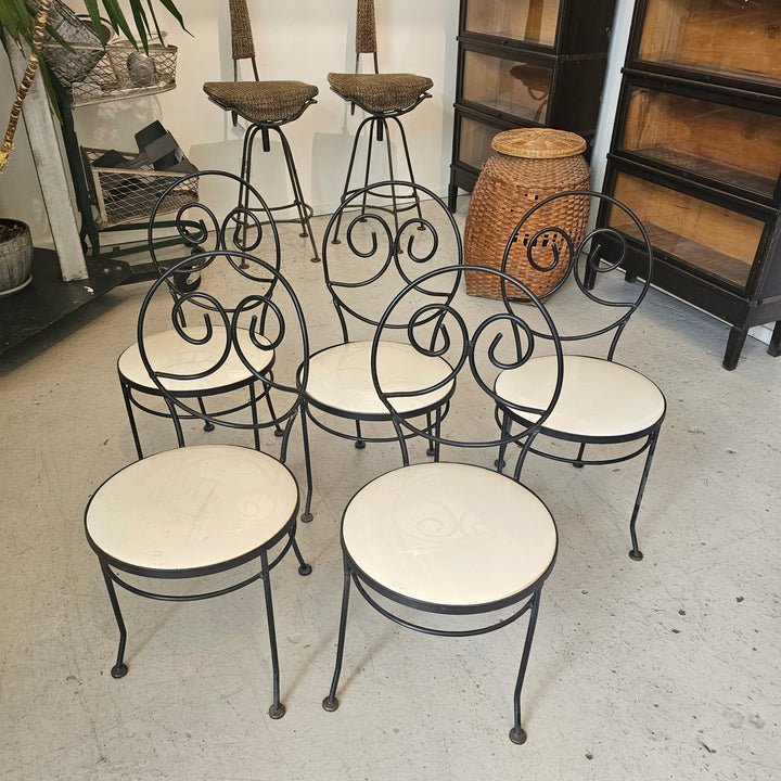 (5) Arthur Umanoff for Shaver Howard Bistro Chairs