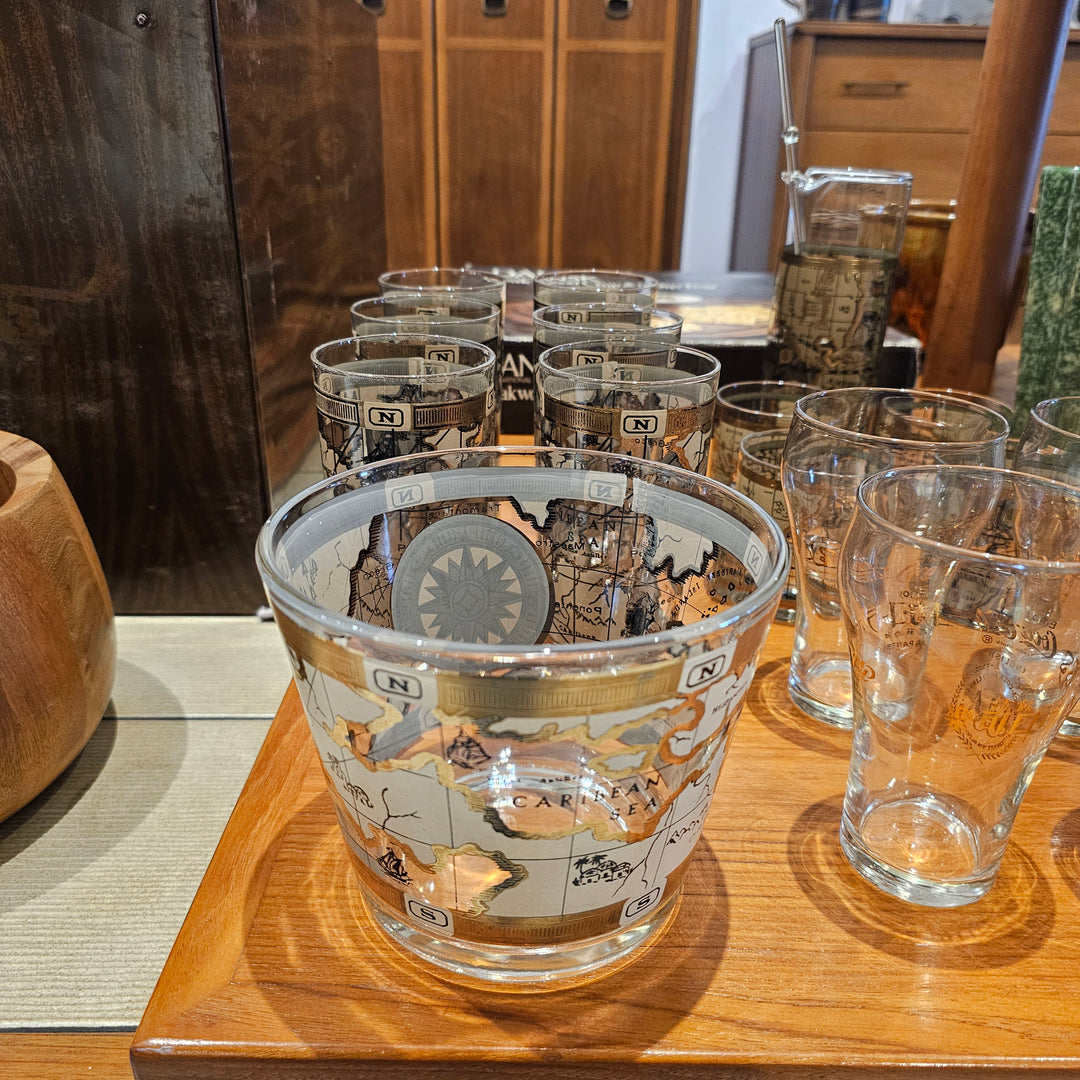 7pc Compass Winds Beverage Set