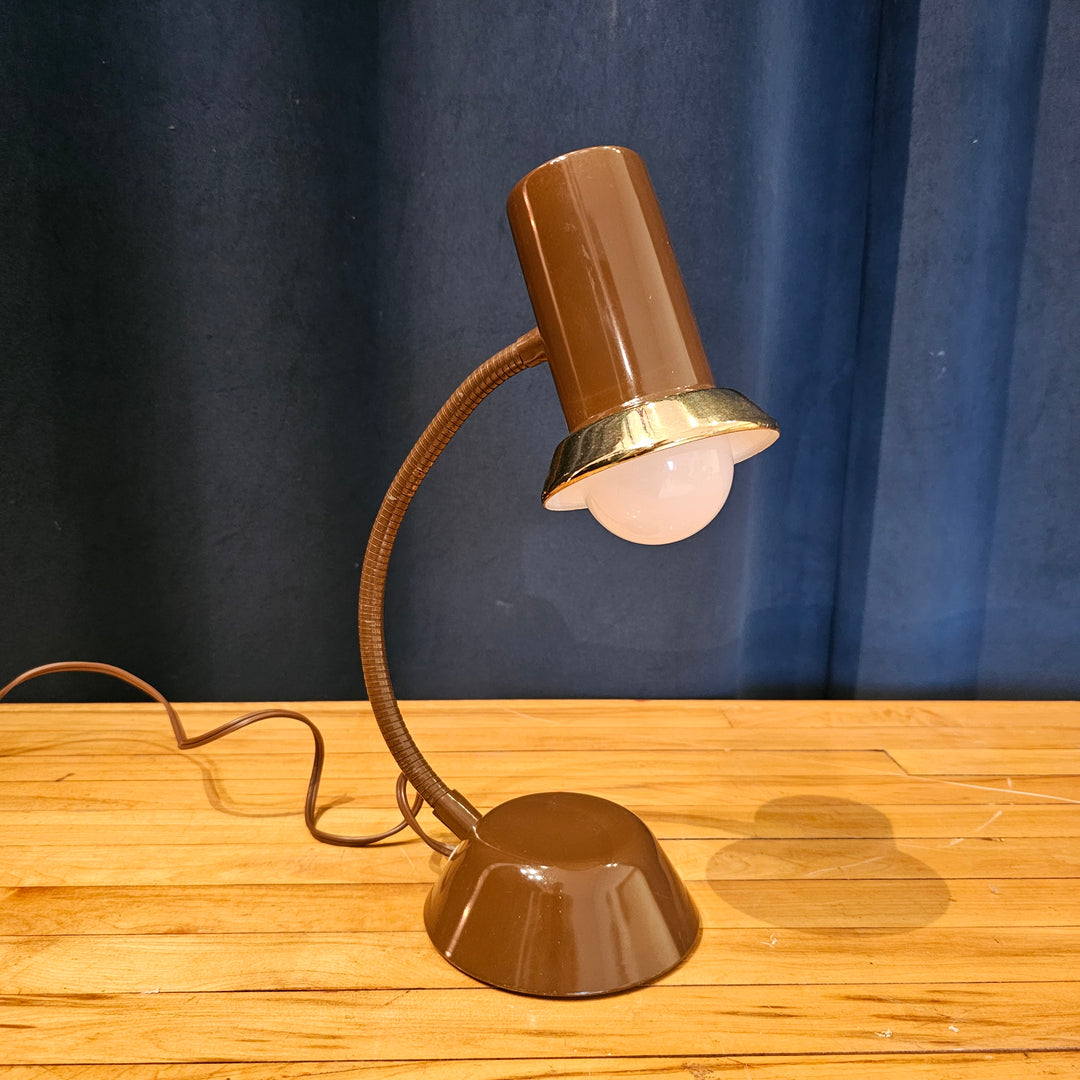 Petite Brown Desk Lamp