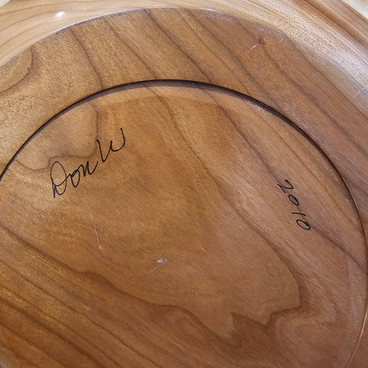 Shallow Birch / Cherry Centerpiece Bowl - Signed