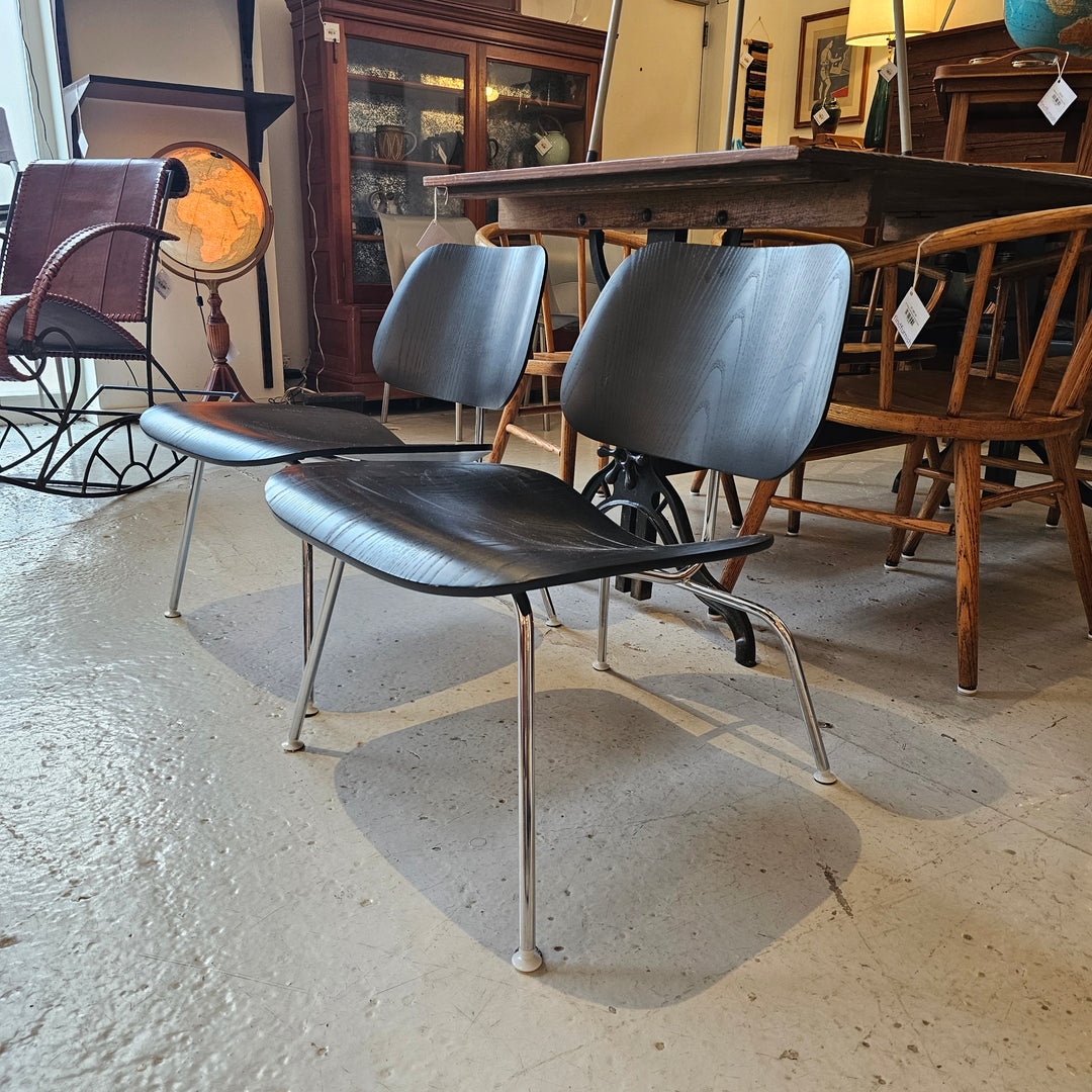 Black Eames Bent Ply LCM Chair