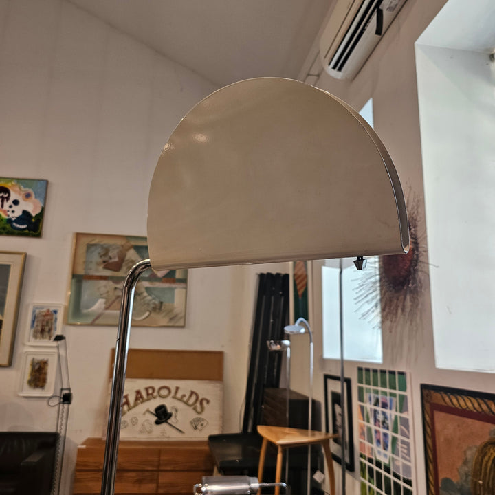 'Mezzaluna' Floor Lamp by Bruno Gecchelin for Skipper Italy (off white)