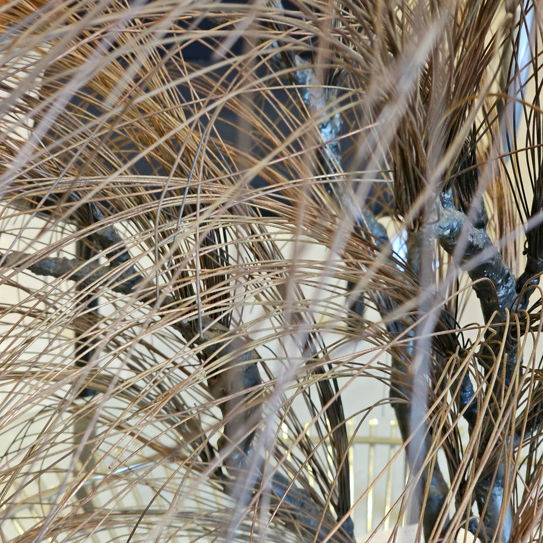 Weeping Willow Tree Brutalist Sculpture